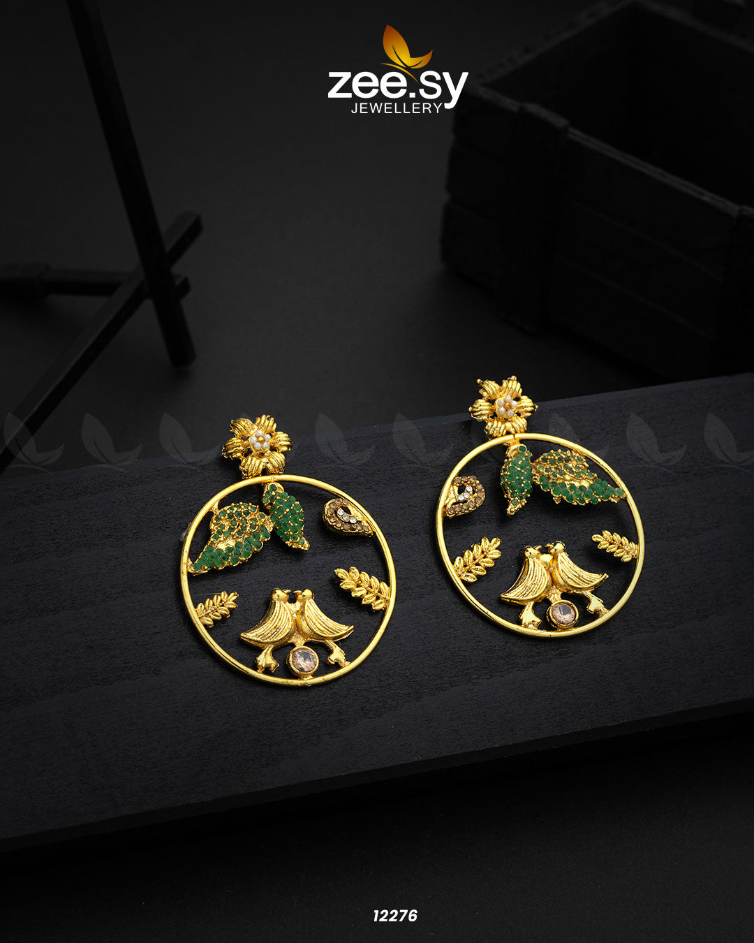 Nouveau Earrings - Earrings 
