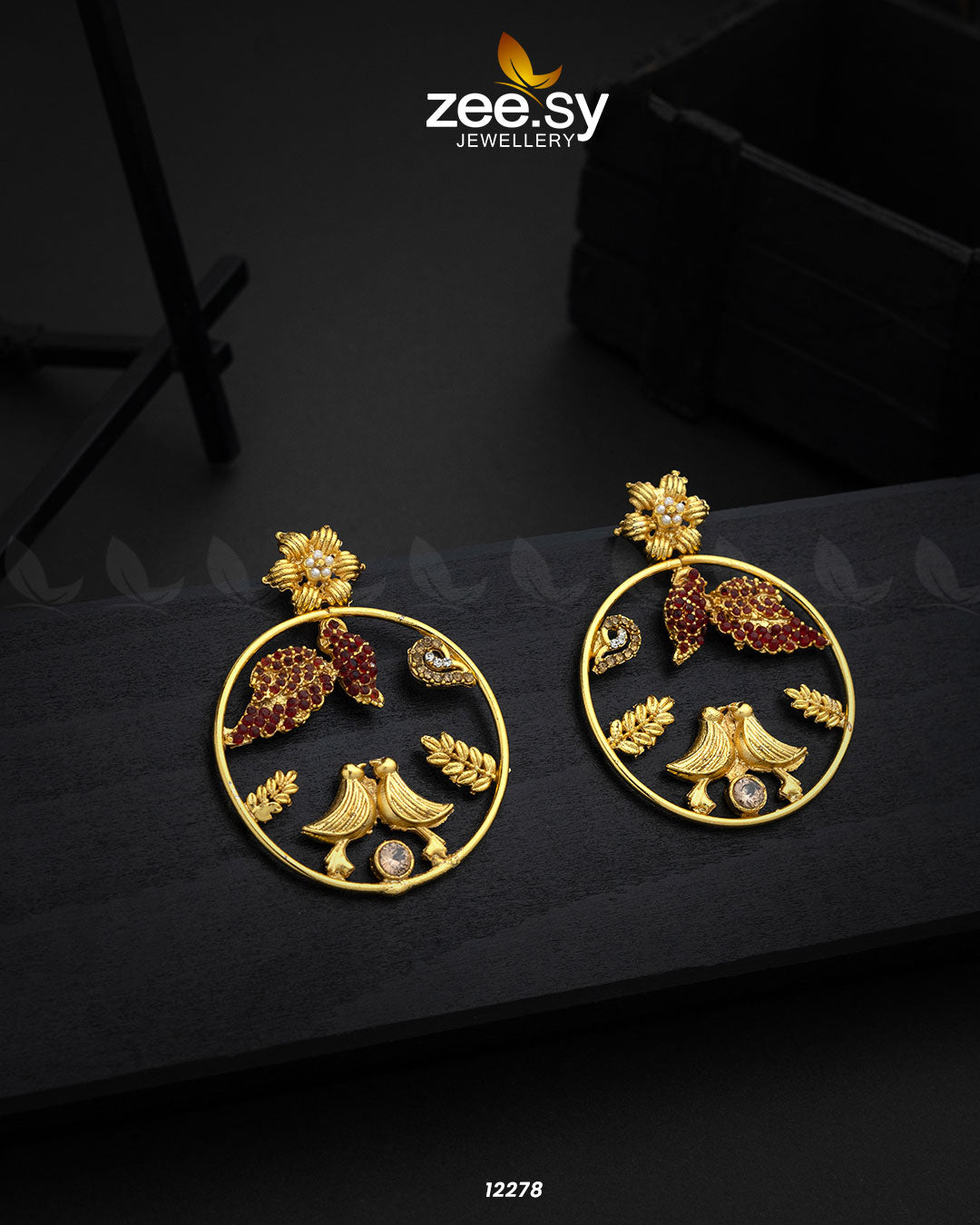 Nouveau Earrings - Earrings 