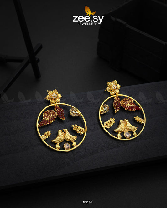 Nouveau Earrings - Earrings 