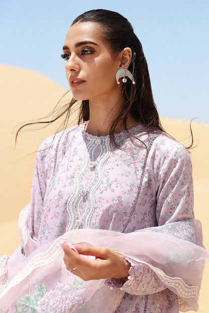 Cross Stitch | Eid Lawn 24 | LAVENDER - Designer Dress with Intricate embroidery and embellishments. Shop elegent wedding dress at Maria Faisal.