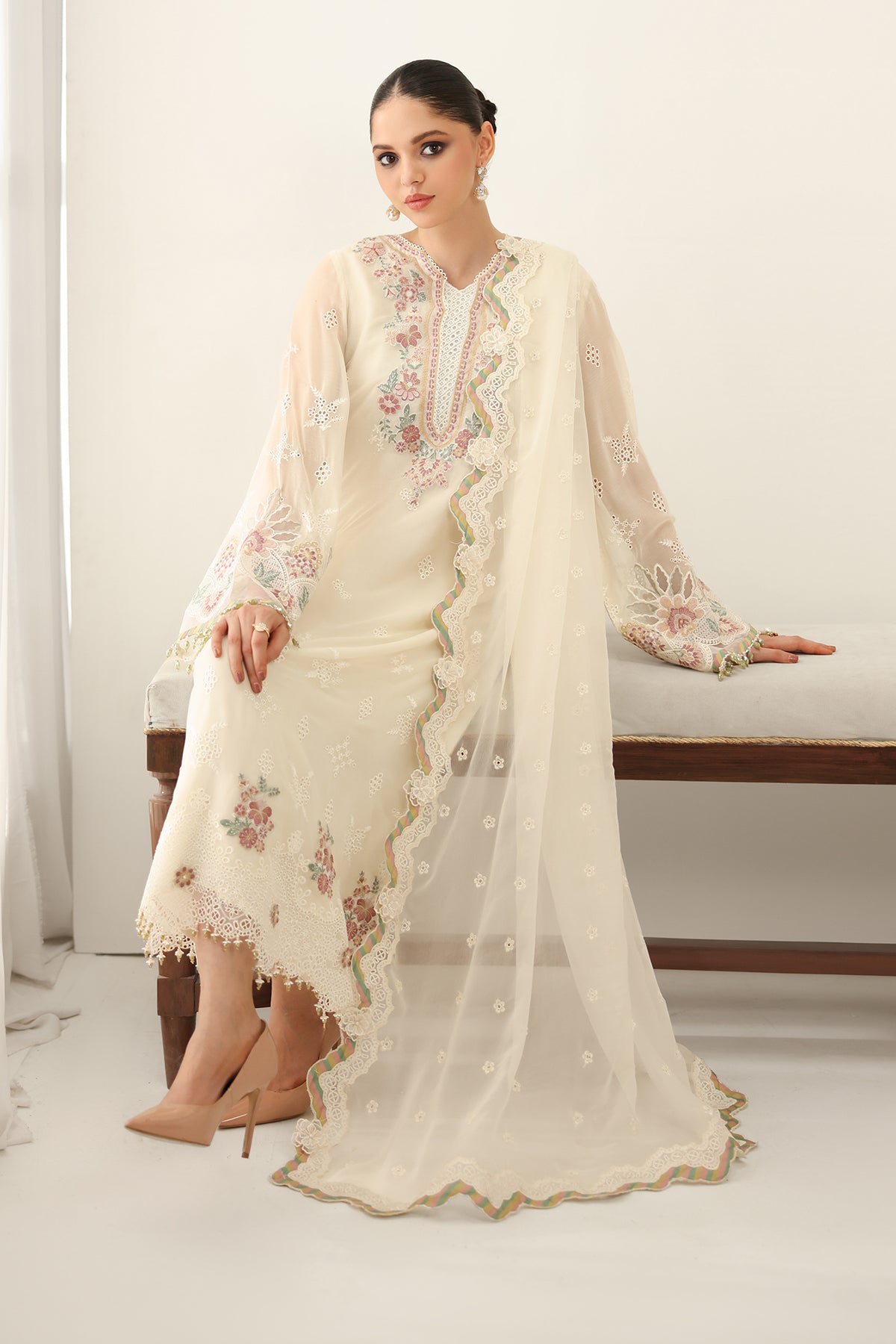 Baroque | Formal Collection | UF-4184 - Ladies Clothes - Maria Faisal