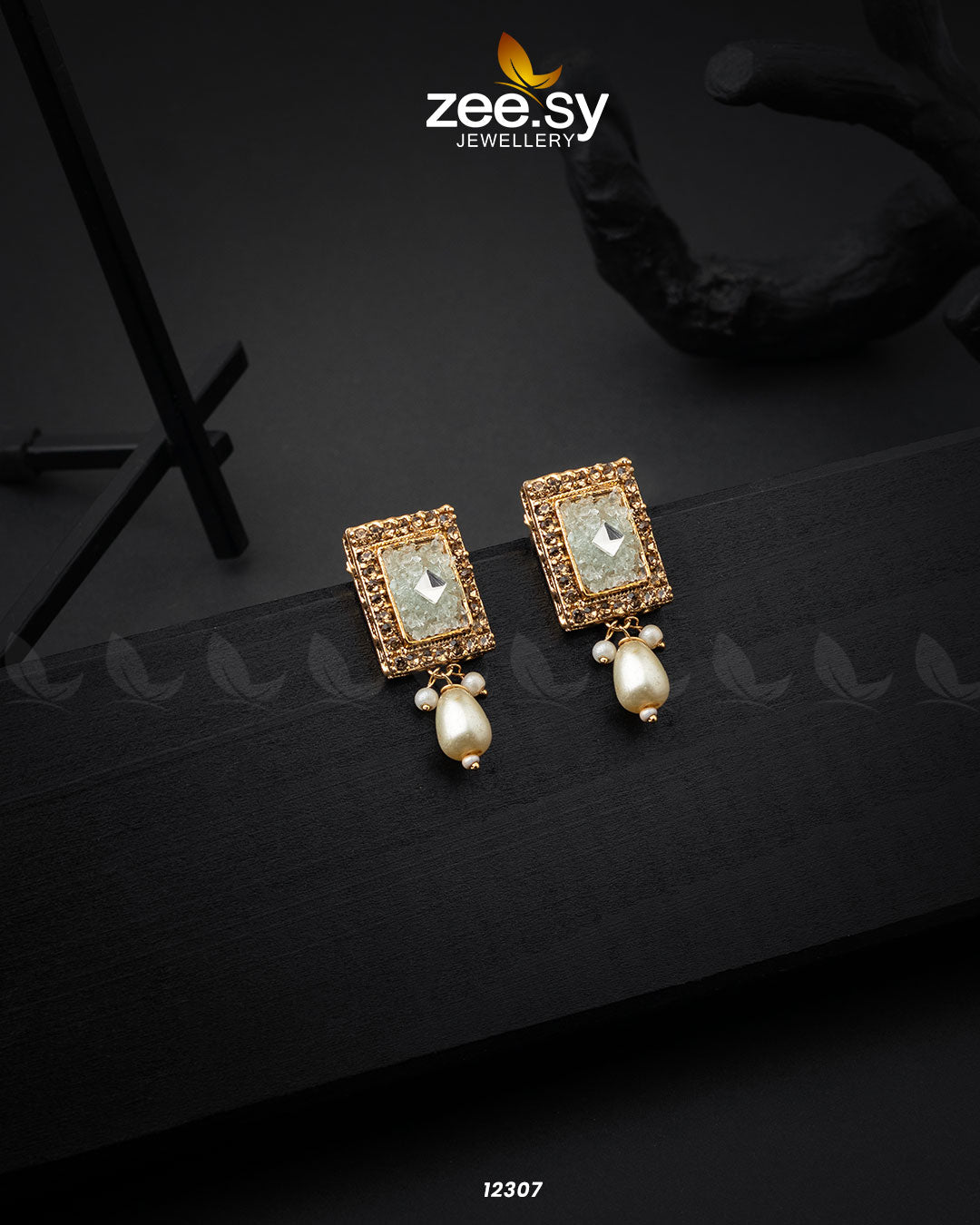 Cobble Crush Earrings - Earrings 