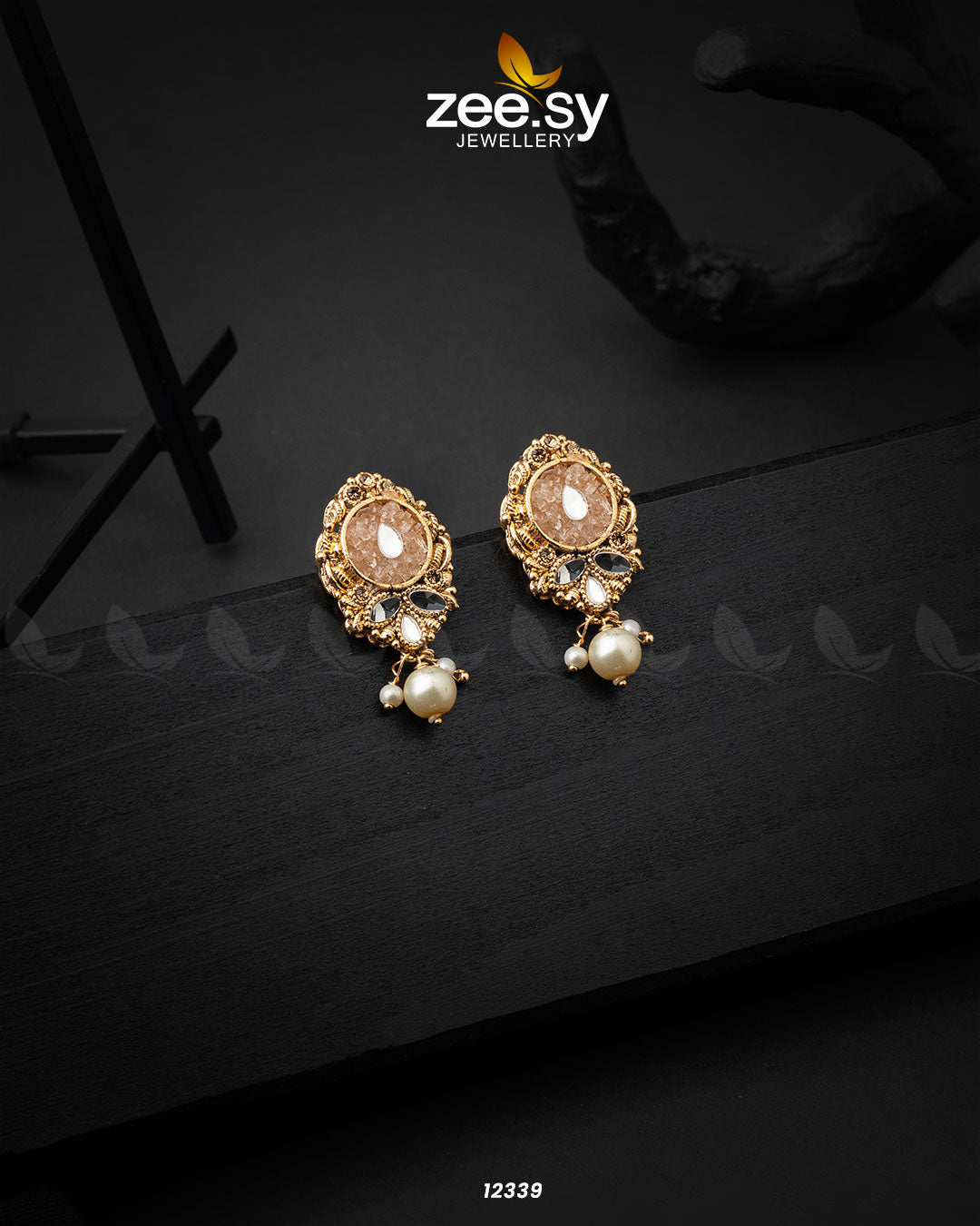 Quartz Earrings - Earrings 