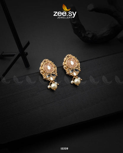 Quartz Earrings - Earrings 