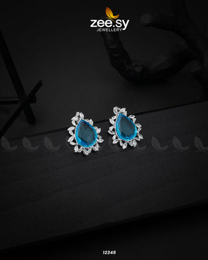 Oval Star Earrings - Earrings 