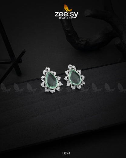 Oval Star Earrings - Earrings 