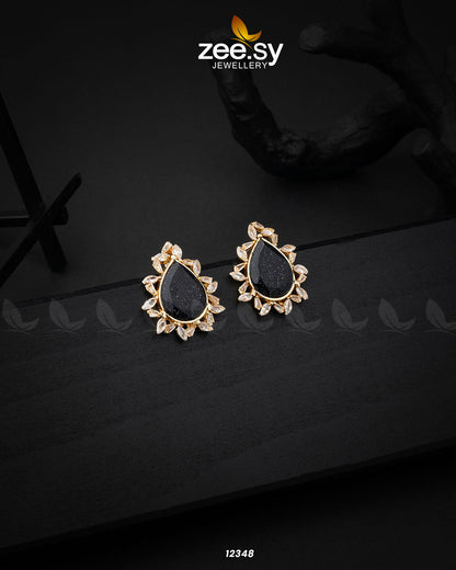 Oval Star Earrings - Earrings 