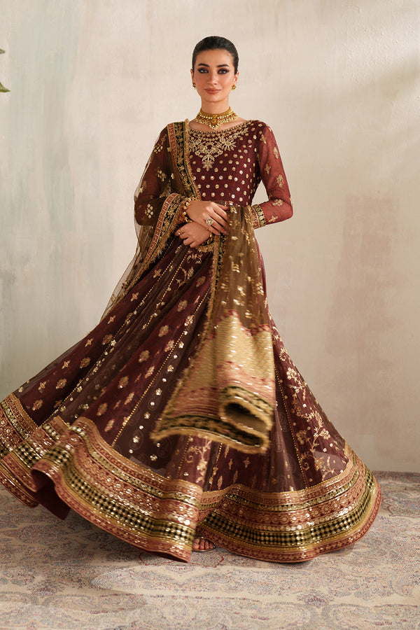 Baroque | Formals Collection | EMBROIDERED CHIFFON UF-4376 - Formal Dress - available at Maria Faisal in UK and USA.