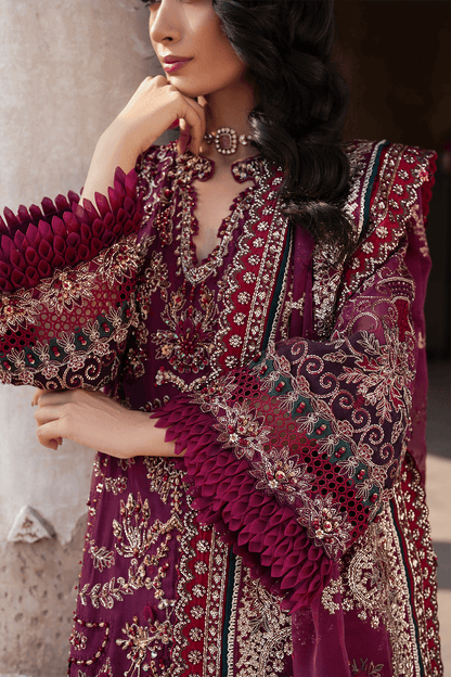 Iznik | Luxury Chiffon | ILC-04 by Maria Faisal - Registered Vendor of : Iznik - type : Ladies Clothes - 100% original wedding dresses