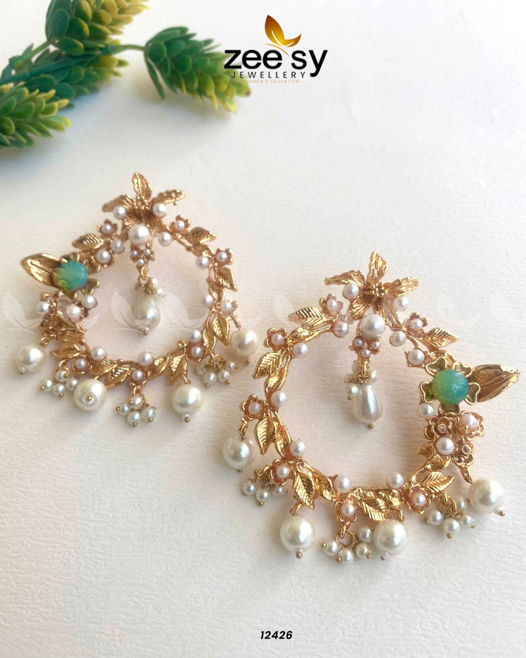 Leaf Earrings - Earrings 