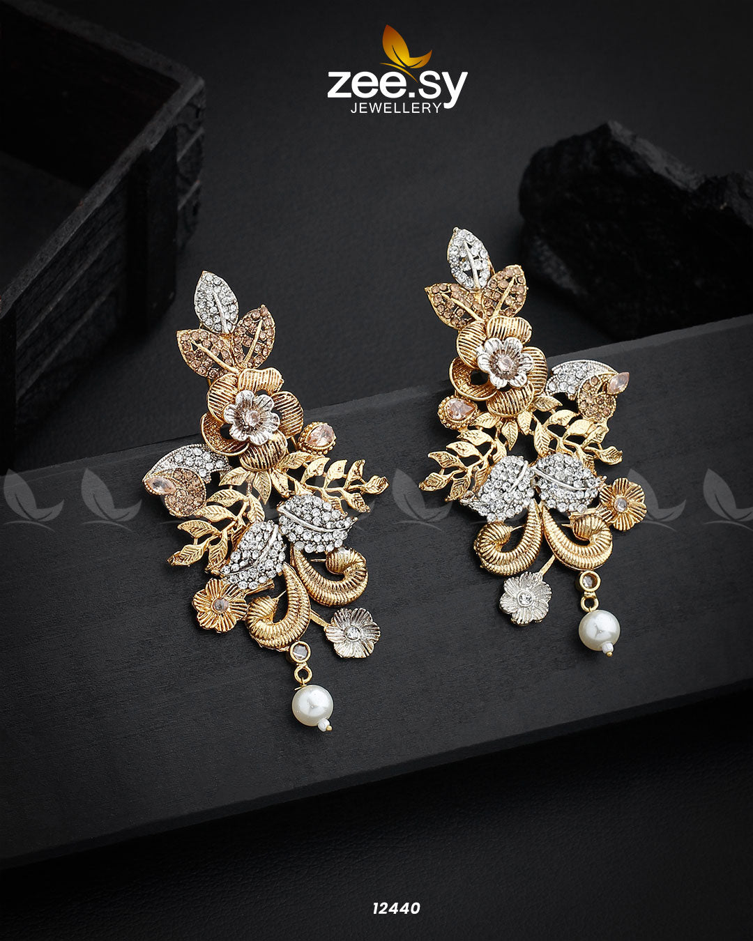 Floral Earrings - Earrings 