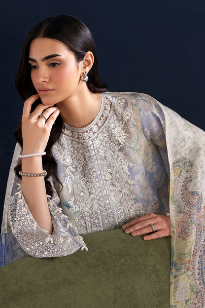 Baroque | Luxury Summer Pret | UF-4459 - Luxury Dress - available at Maria Faisal in UK and USA.
