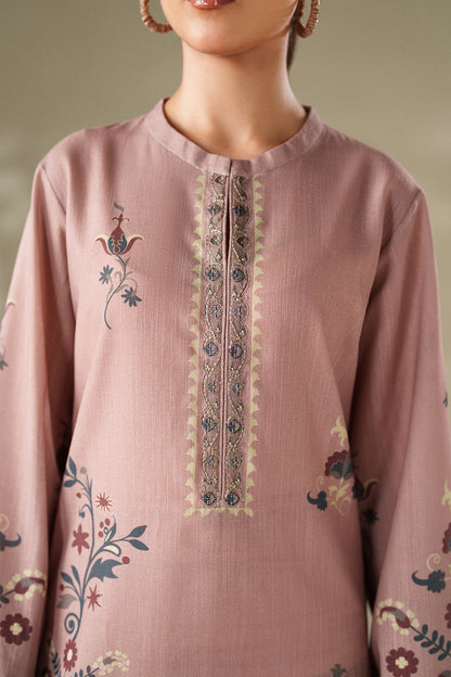 Iznik | Winter Chapter 25 | UE-569 Printed Khaddar - Casual Dress - available at Maria Faisal in UK and USA.