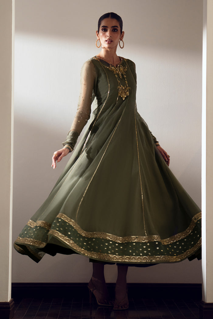 Baroque  | Luxury Pret 26 | PR-897 - Luxury Dress - available at Maria Faisal in UK and USA.