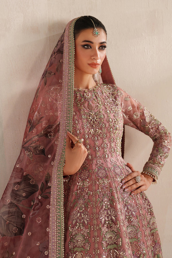 Baroque | Formals Collection | EMBROIDERED NET UF-4377 - Formal Dress - available at Maria Faisal in UK and USA.