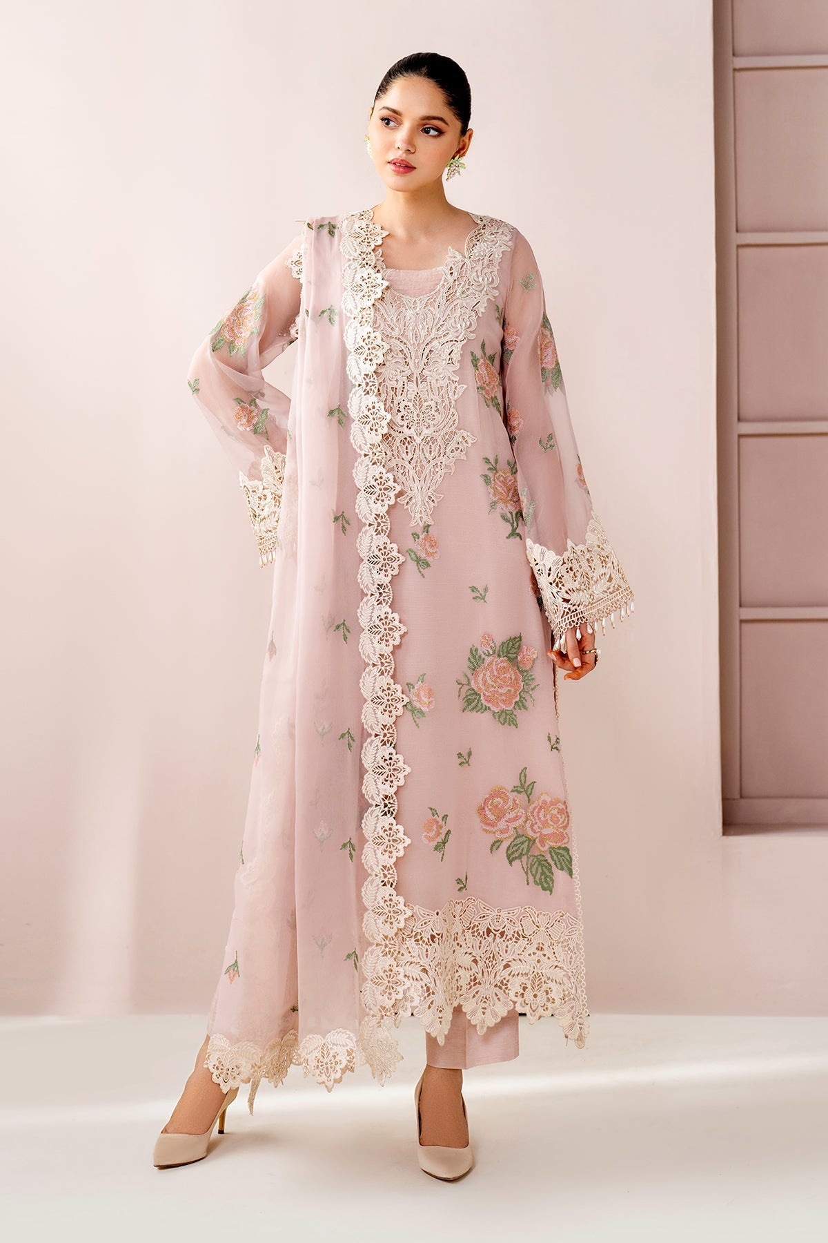 Baroque | Formal Collection | UF-4189 - Ladies Clothes - Maria Faisal