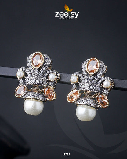 Pearl Drop Tops - Earrings 