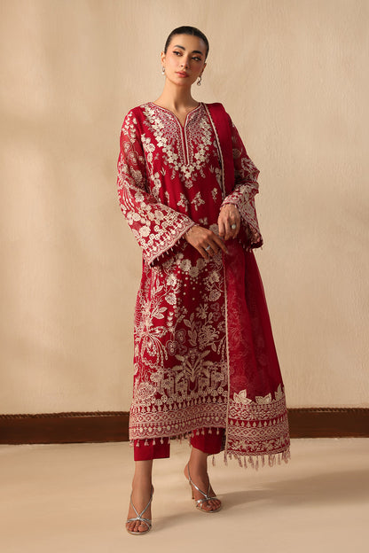 Baroque | Formals Collection | EMBROIDERED CHIFFON UF-4491 - Formal Dress - available at Maria Faisal in UK and USA.
