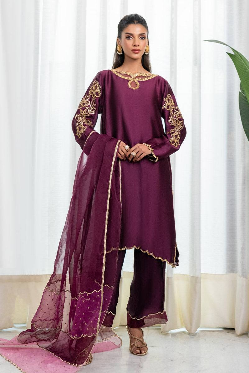 Chic Ophicial | Celenia Pret | Java Plum by Maria Faisal - Registered Vendor of : Chic Ophicial - type : Ladies Clothes - 100% original wedding dresses