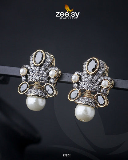 Pearl Drop Tops - Earrings 