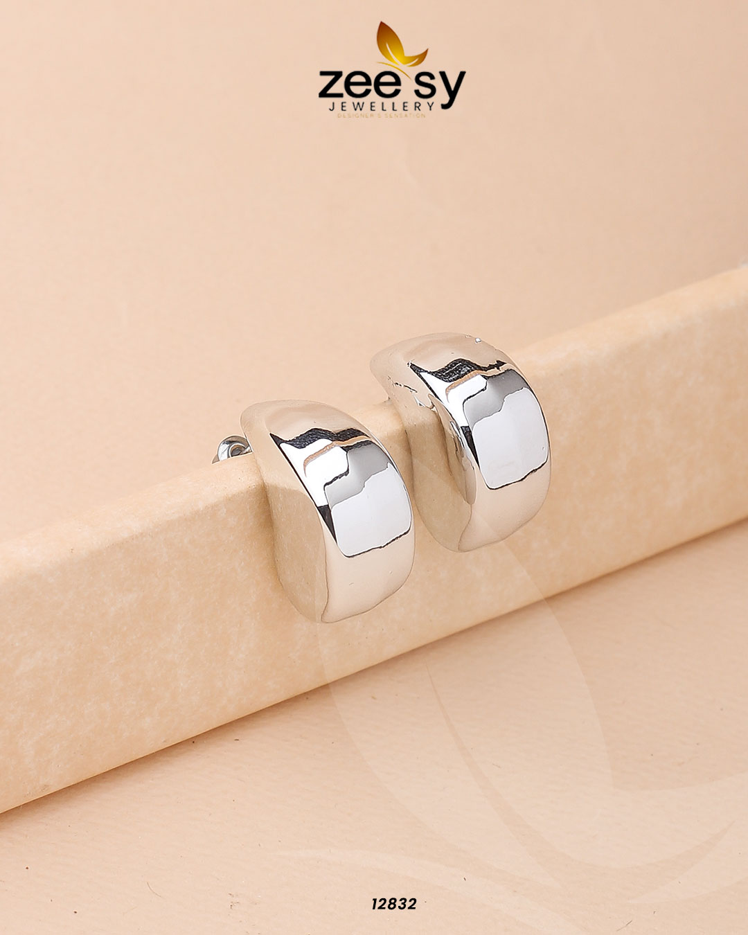 Crescent Hoop Earrings - Earrings 