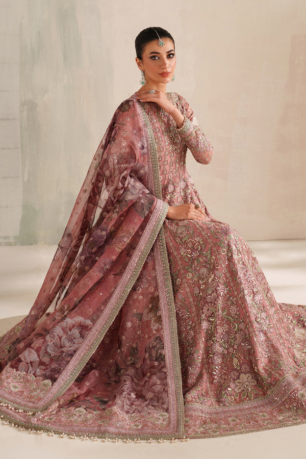 Baroque | Formals Collection | EMBROIDERED NET UF-4377 - Formal Dress - available at Maria Faisal in UK and USA.