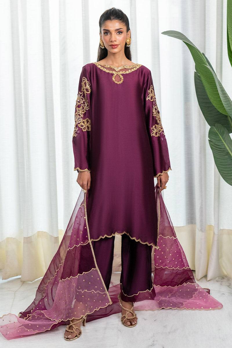 Chic Ophicial | Celenia Pret | Java Plum by Maria Faisal - Registered Vendor of : Chic Ophicial - type : Ladies Clothes - 100% original wedding dresses