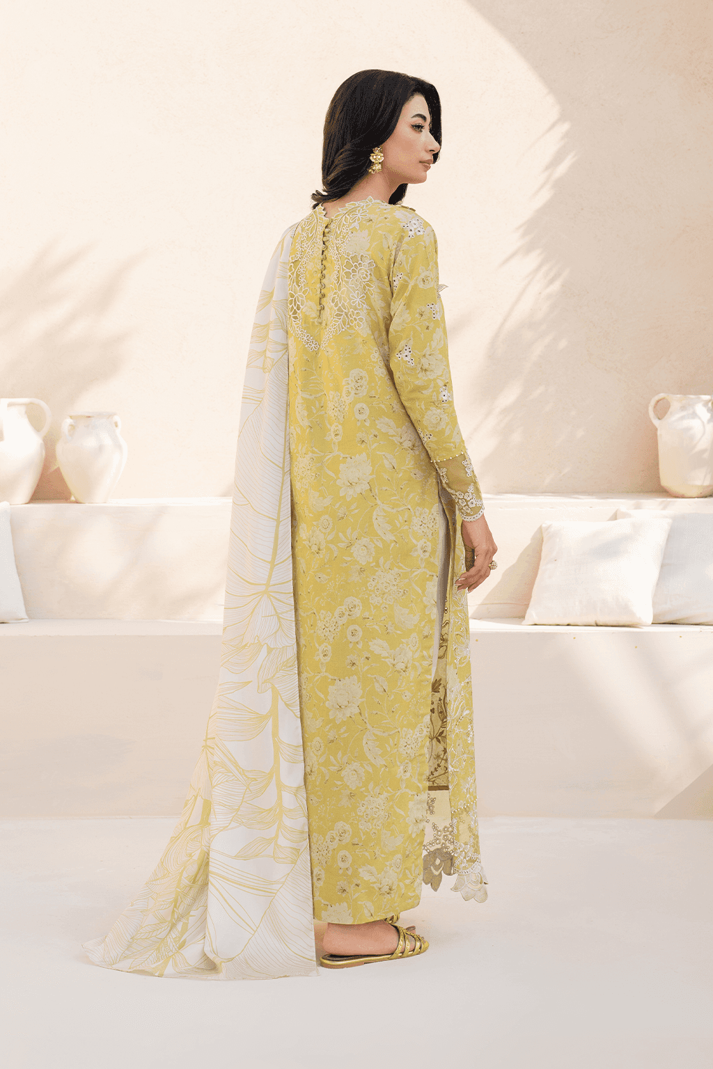 Iznik | Festive Lawn 25 | EFL-08 by Maria Faisal - Registered Vendor of : Iznik - type : Ladies Clothes - 100% original wedding dresses