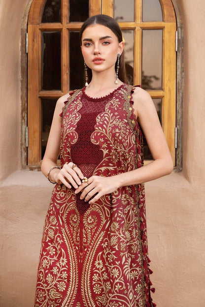 Maria B | M Prints 25 | MPT-2512-A by Maria Faisal - Registered Vendor of : Maria B - type : Ladies Clothes - 100% original wedding dresses