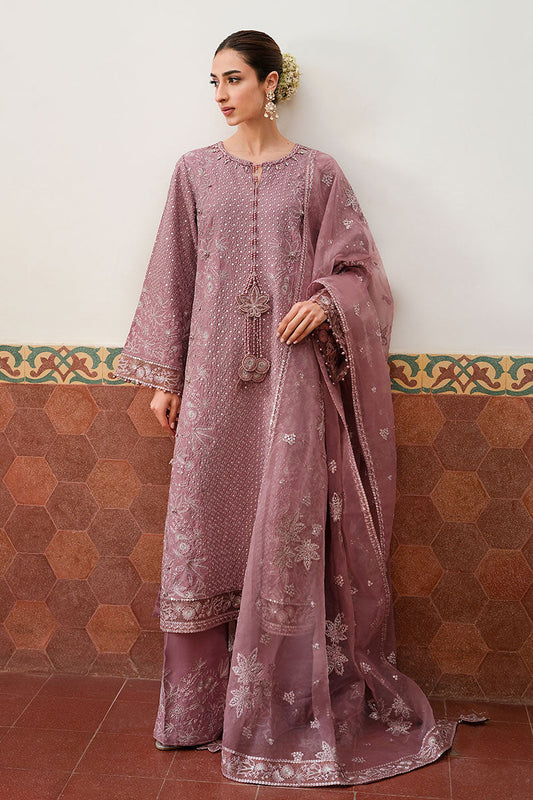 Cross Stitch | FW-25 RTW WEDDING EDIT-2 | MYSTIC AMETHYST - Wedding Dress - available at Maria Faisal in UK and USA.