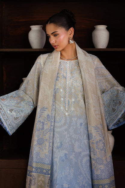 Baroque | Luxury Summer Pret | UF-4524 - Luxury Dress - available at Maria Faisal in UK and USA.