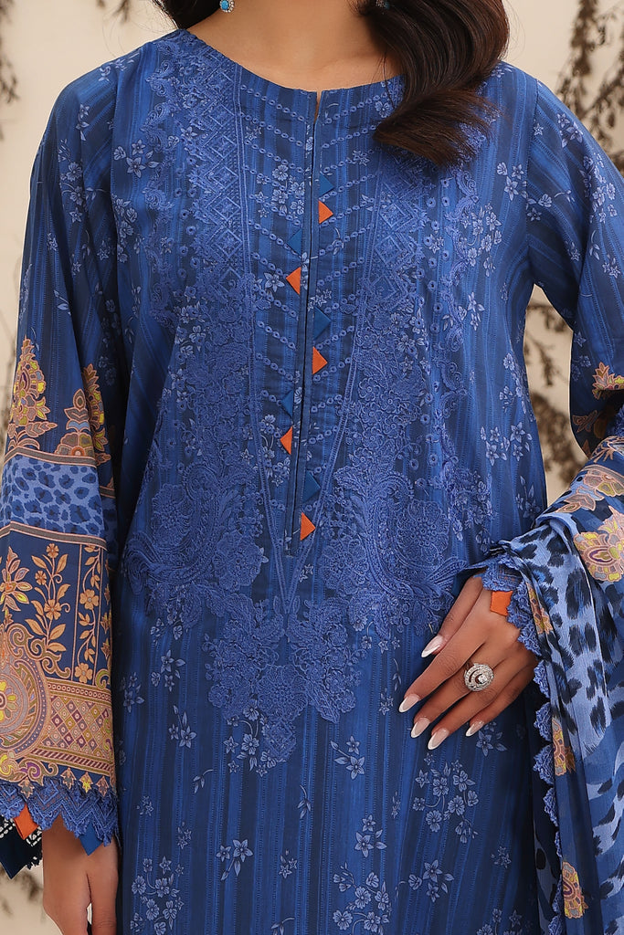 Charizma | Naranji Embroidered Lawn 24 | CN4-005 - Maria Faisal