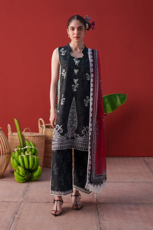 Saira Rizwan | Laanem SS 26 | NERAYA-B-SRL26-07 - Luxury Dress - available at Maria Faisal in UK and USA.