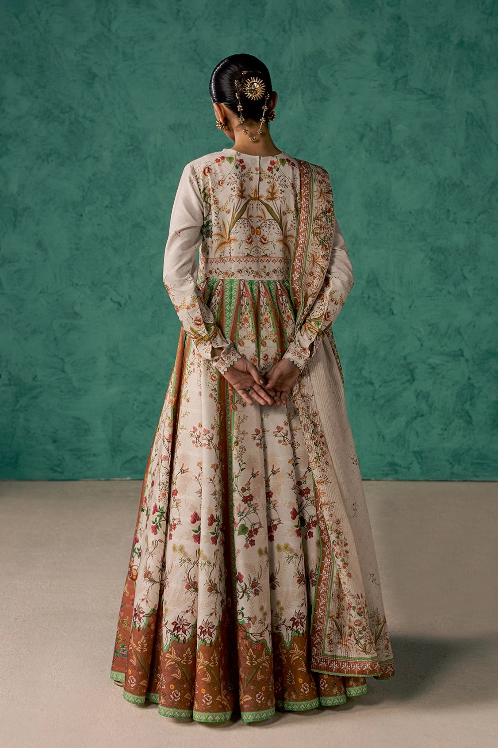 Vanya | Post Crds of July | SM-025 - Luxury Dress - available at Maria Faisal in UK and USA.