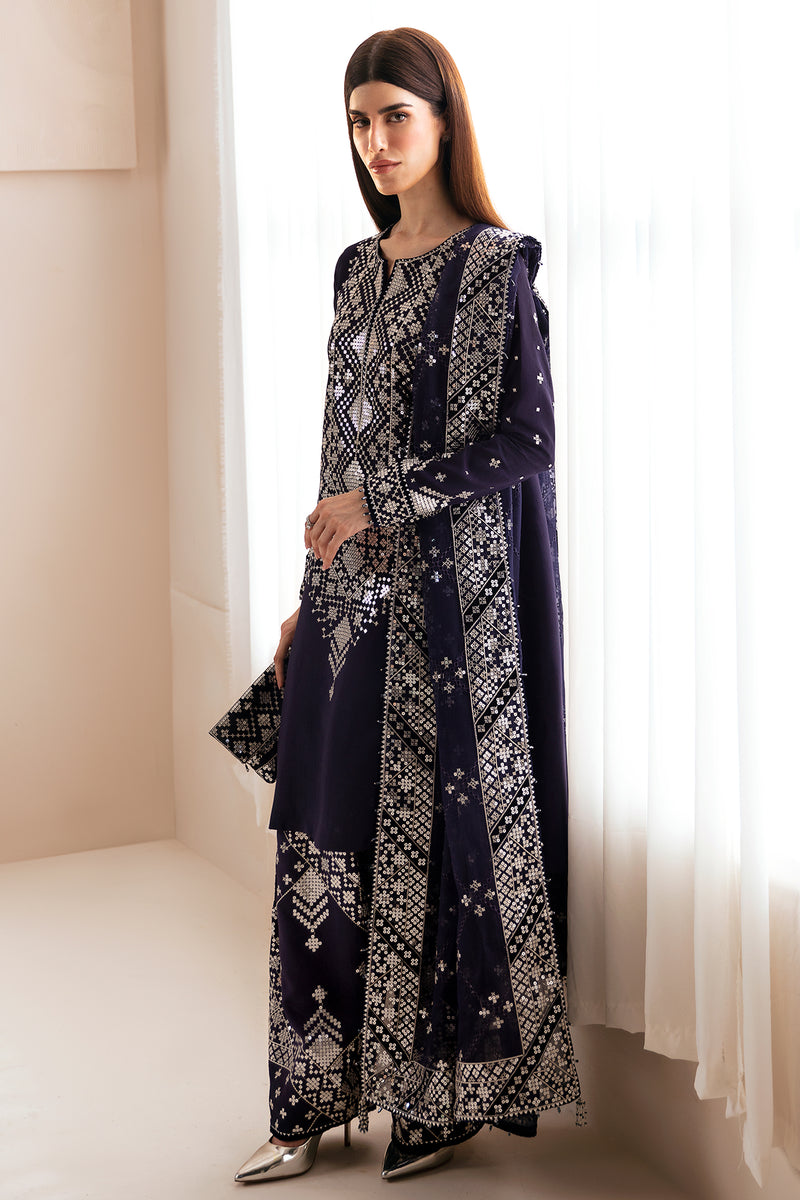 Jazmin | Formals Collection | Raw Silk UR-7030 - Ladies Clothes - Maria Faisal
