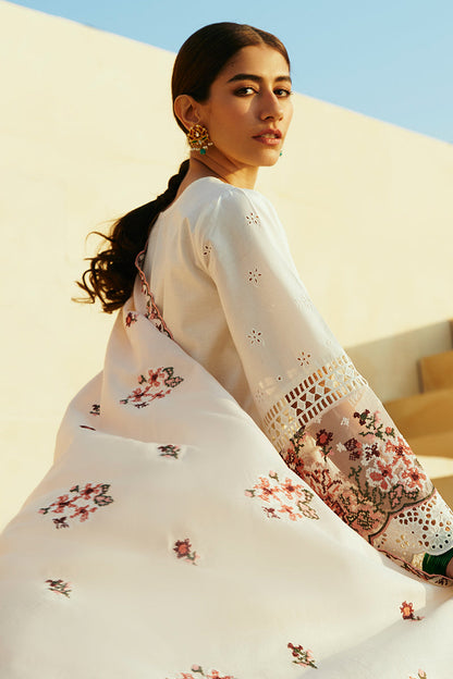 Cross Stitch | Premium Lawn 24 | PASTEL PINK - Ladies Clothes - Maria Faisal