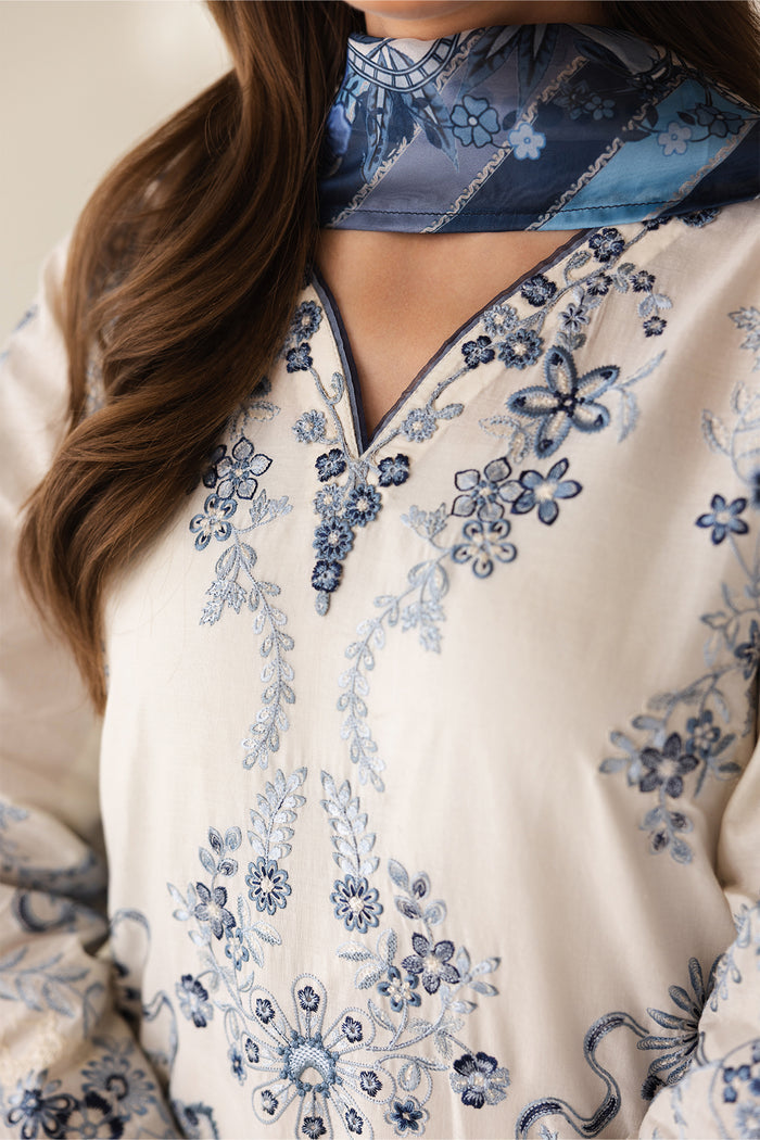 Baroque | Luxury Summer Pret | UF-4423 - Luxury Dress - available at Maria Faisal in UK and USA.