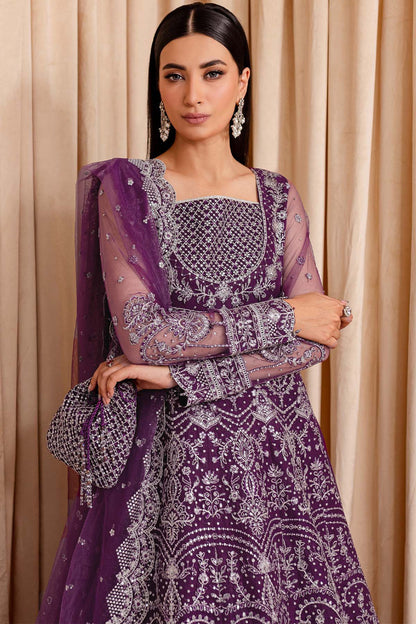 Farasha | Lumiere Formals | Plum Passion - Ladies Clothes - Maria Faisal