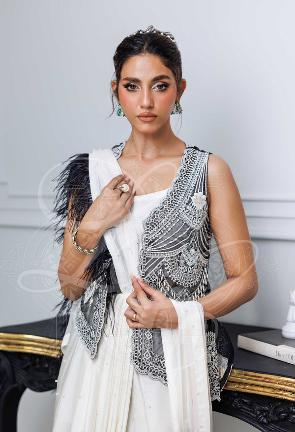 Layla Chatoor | Luxury Pret | Elsie - Luxury Dress - available at Maria Faisal in UK and USA.