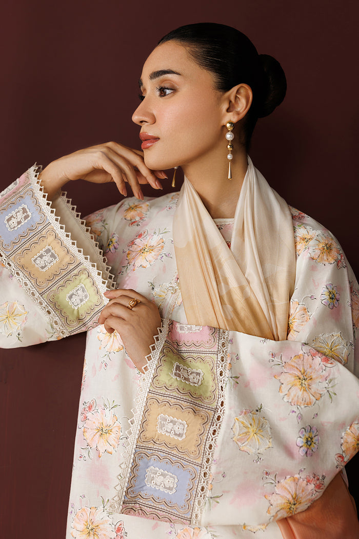 Baroque  | Luxury Pret 26 | PR-1260 - Luxury Dress - available at Maria Faisal in UK and USA.