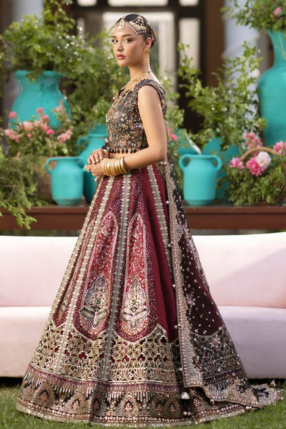 Nureh | Jhoomro Formals | NL-95 Emara - Formal Dress - available at Maria Faisal in UK and USA.