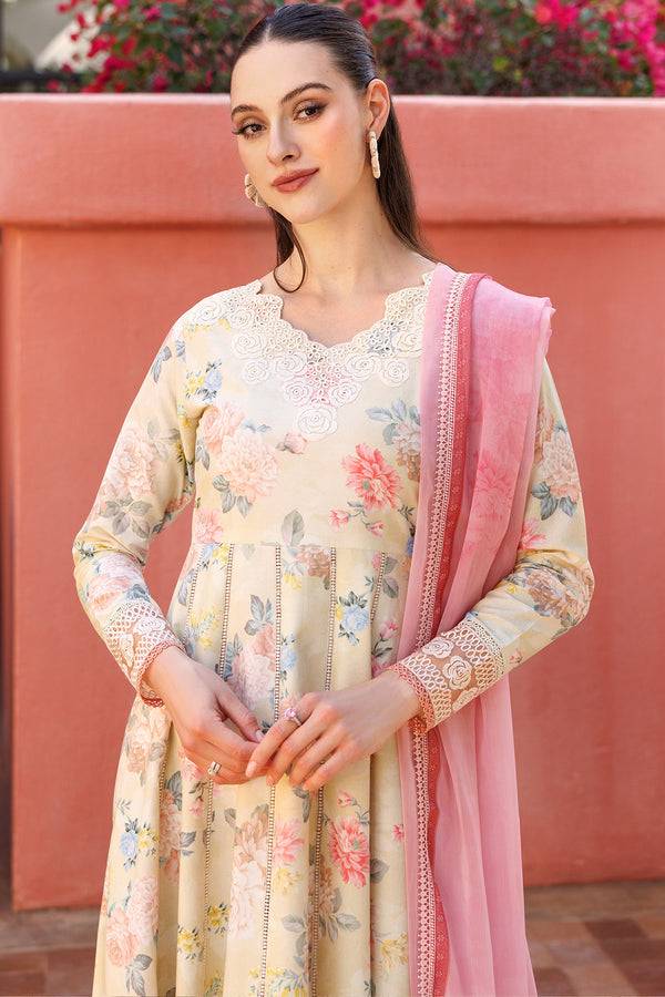 Farasha | Printed Essentials | Meadow Blush by Maria Faisal - Registered Vendor of : Farasha - type : Ladies Clothes - 100% original wedding dresses