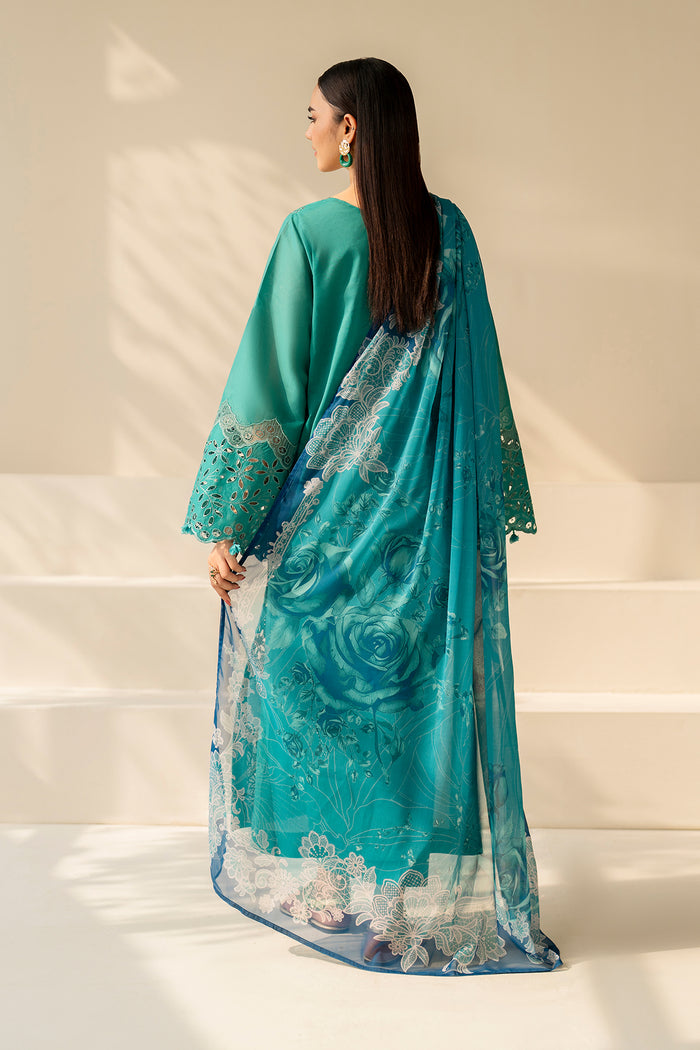 Baroque | Luxury Pret Summer | UF-4275 - Luxury Dress - available at Maria Faisal in UK and USA.