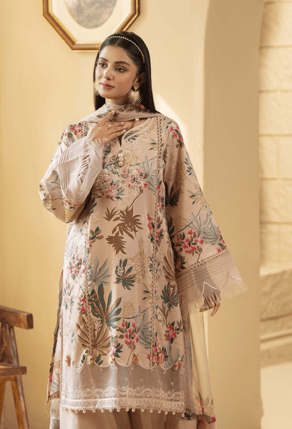 Humdum | Senora Lawn 25 | Senora - D07 by Maria Faisal - Registered Vendor of : Humdum - type : Ladies Clothes - 100% original wedding dresses