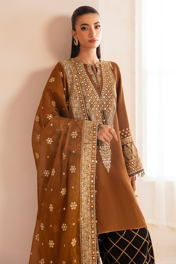 Jazmin | Formals Collection | Raw Silk UR-7037 - Ladies Clothes - Maria Faisal