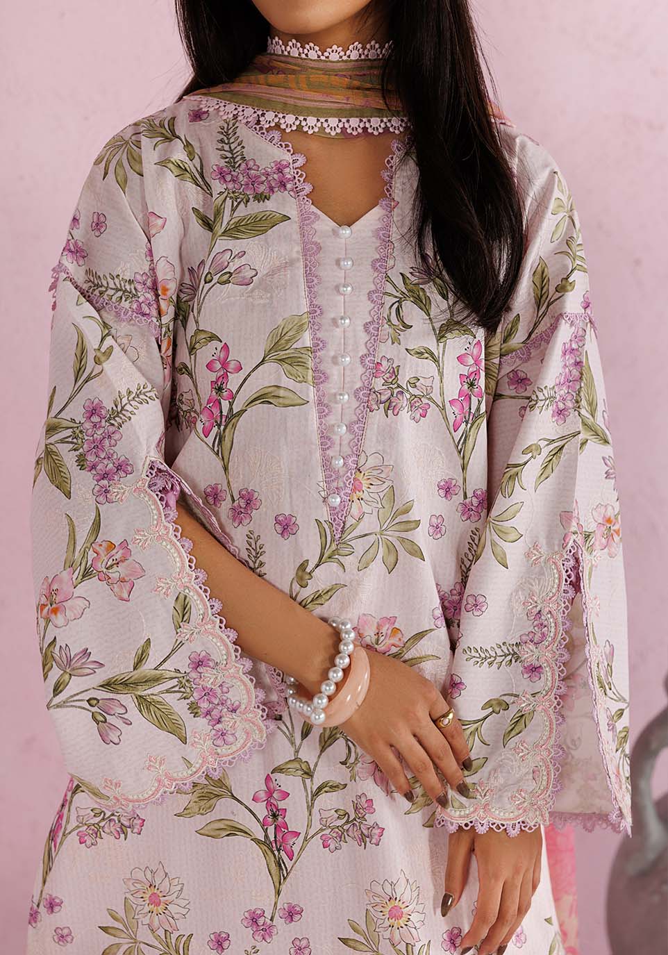Zarqash | RimJhim The Moonsoon Edit 26 | AFSOON ZQ003 - Casual Dress - available at Maria Faisal in UK and USA.