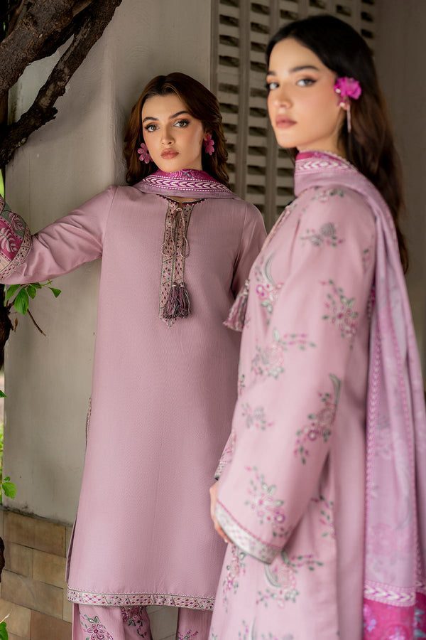 Jazmin | Winter Edition 24 | KHADDAR UW-0055 - Designer Dress with Intricate embroidery and embellishments. Shop elegent wedding dress at Maria Faisal.