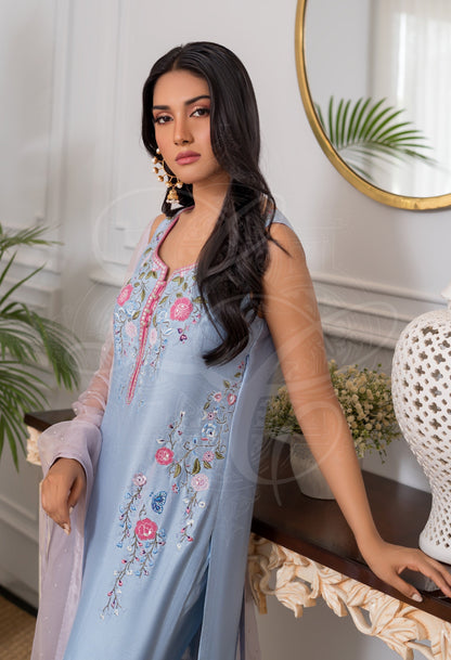 Layla Chatoor | Pret A Porter | LC-42 - Luxury Dress - available at Maria Faisal in UK and USA.