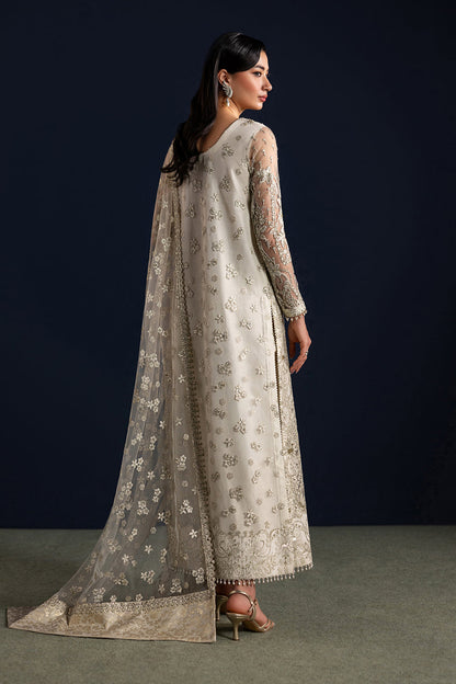 Baroque | Formals Collection | EMBROIDERED NET UF-4448 - Formal Dress - available at Maria Faisal in UK and USA.