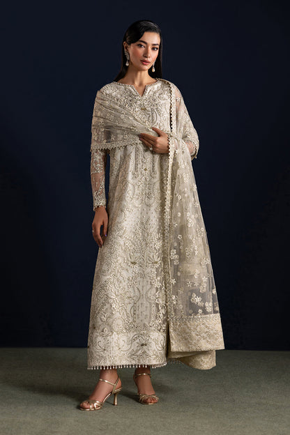 Baroque | Formals Collection | EMBROIDERED NET UF-4448 - Formal Dress - available at Maria Faisal in UK and USA.